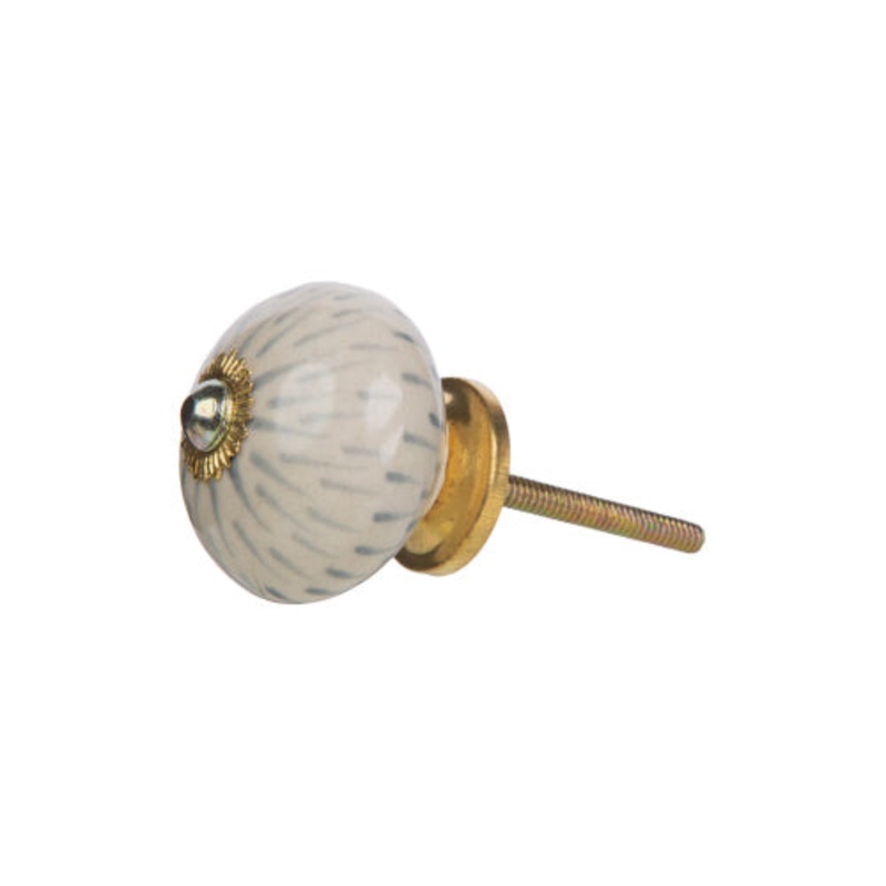 Light Grey Painted Knob