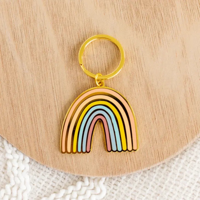 Pastel Rainbow Keychain