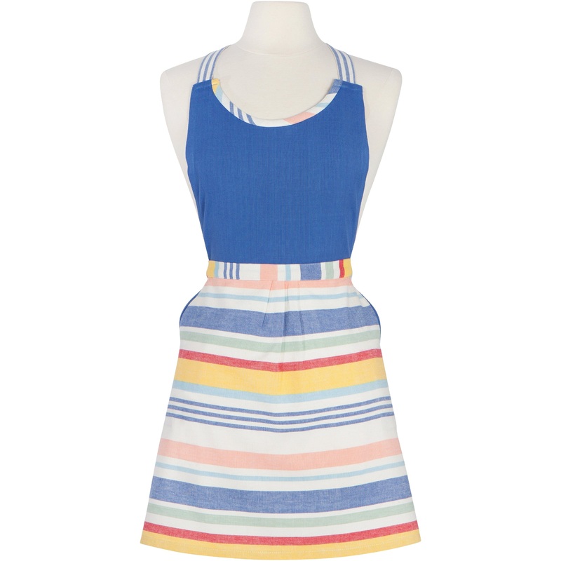 Petite  Apron - Taffy Stripe
