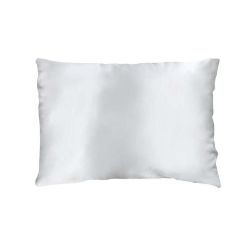 Queen Organic Silk Pillowcase - White
