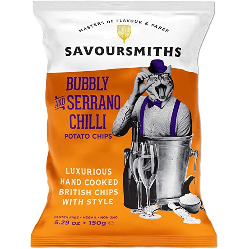 Savoursmith Bubbly & Serrano Chilli Chips