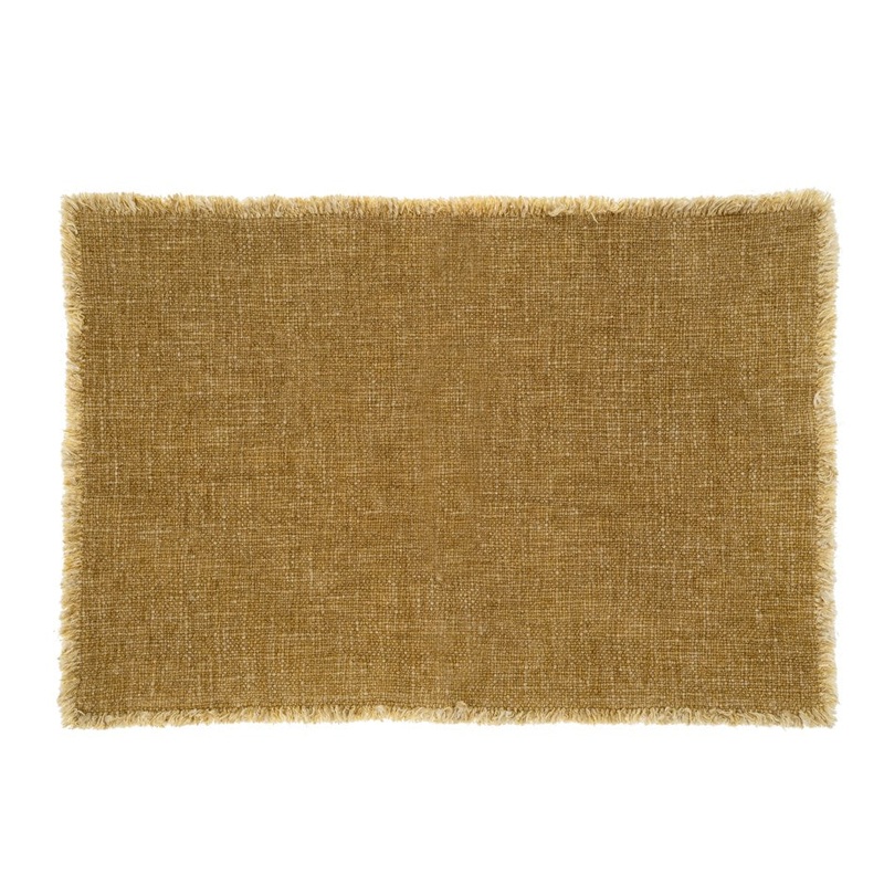 Selena Linen Placemat - Honey