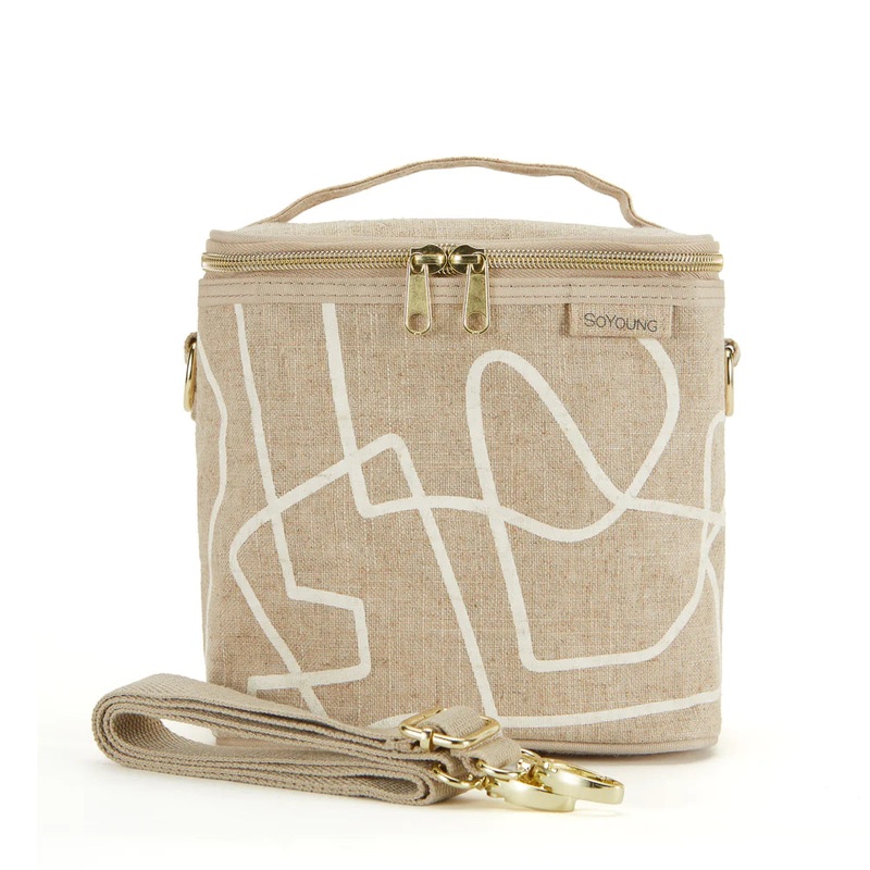 SoYoung Abstract Lines Petite Lunch Poche