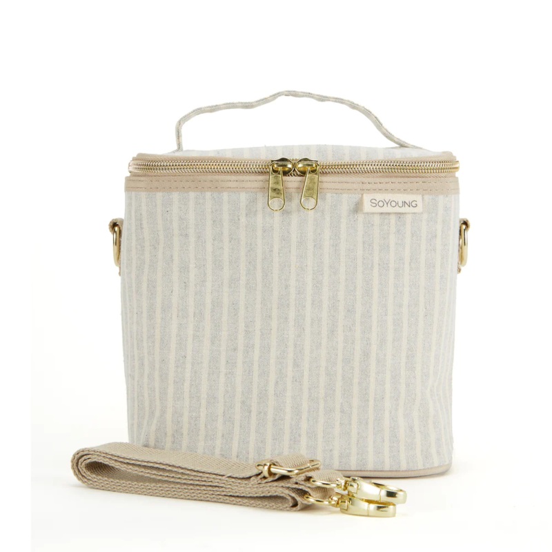 SoYoung Beach Stripe Petite Lunch Poche