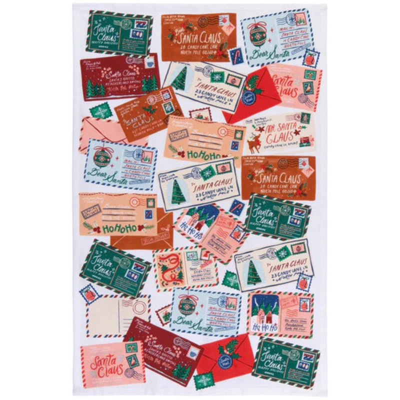Tea Towel - Santa Mail
