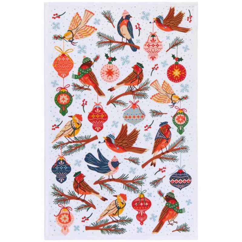 Tea Towel - Season's Tweetings