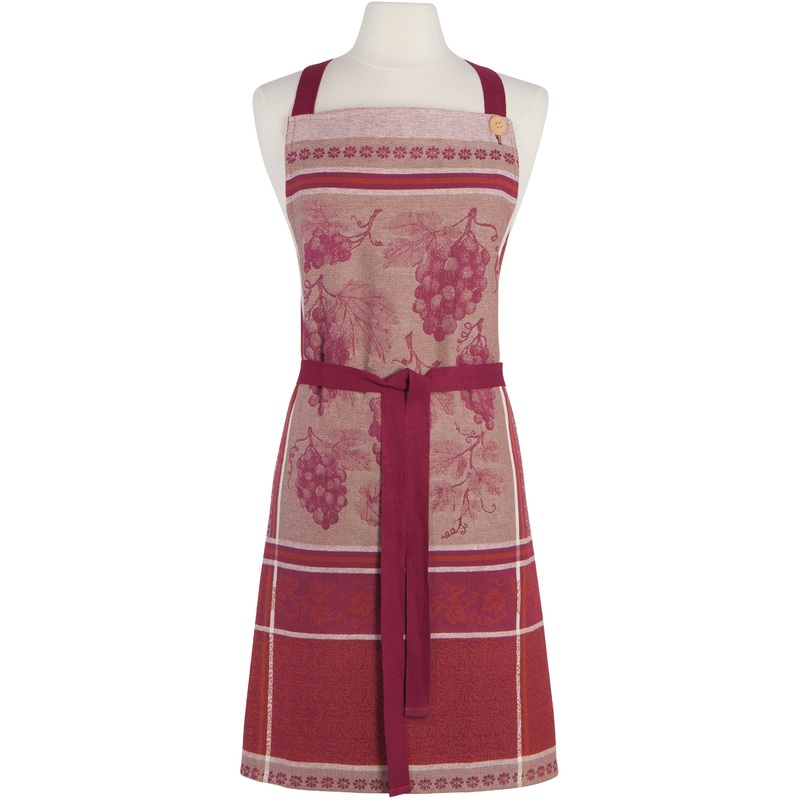 Apron - Jacquard Grapes