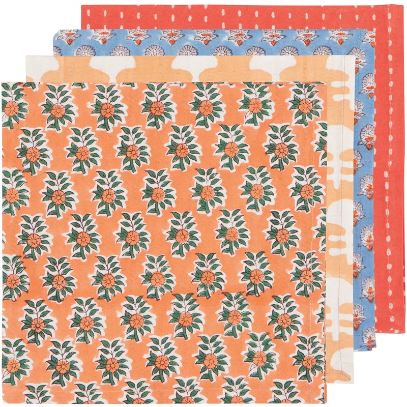 Block Print Napkin Set - Gather