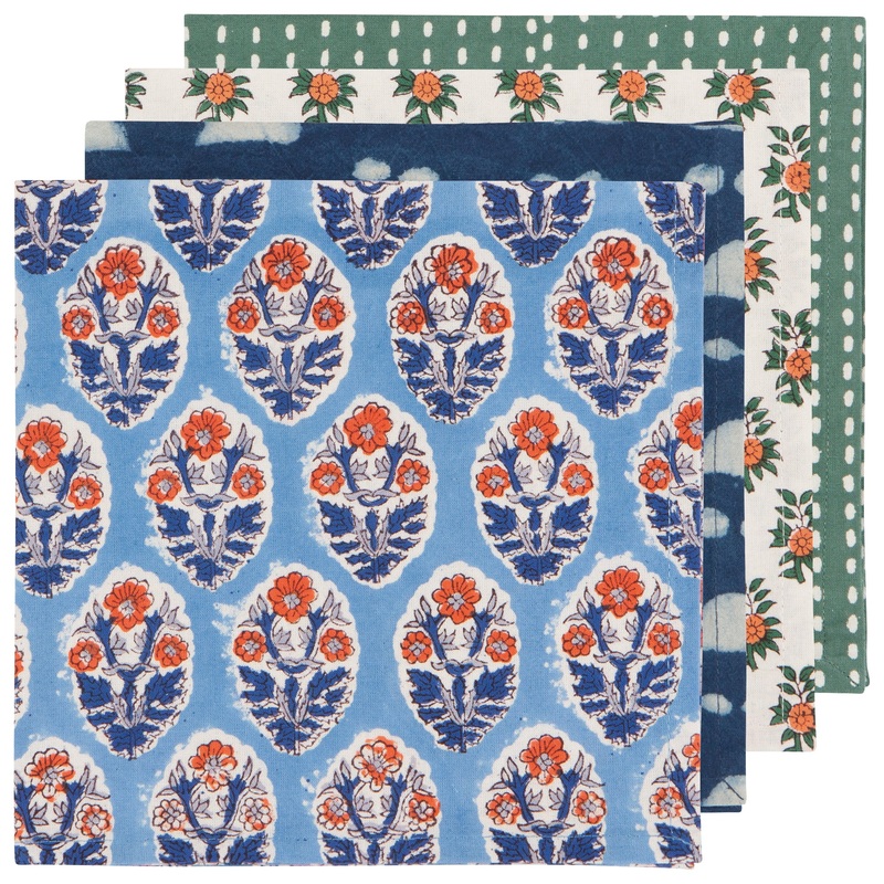 Block Print Napkin Set - Vista