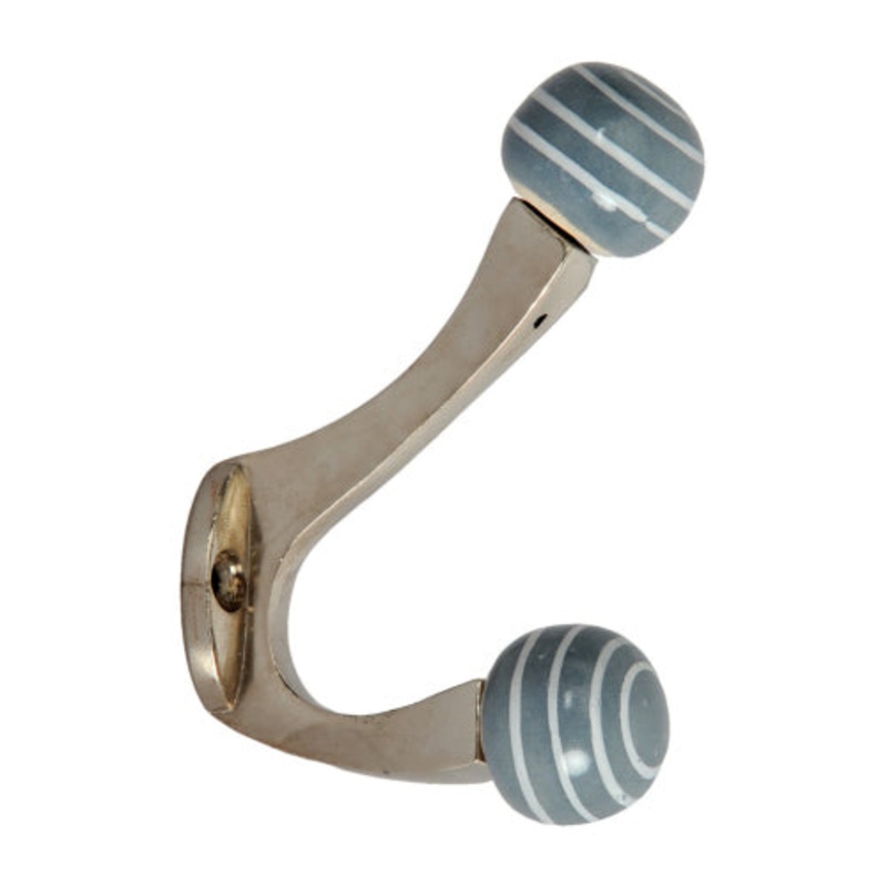 Blue & White Striped Hook
