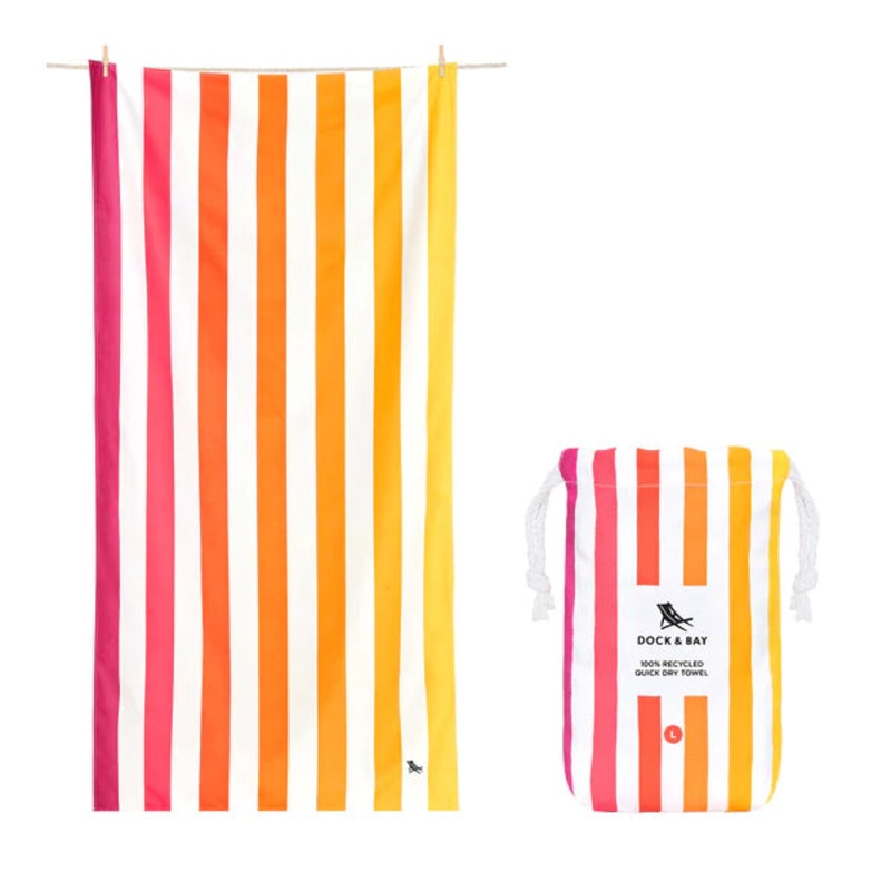 DOCK & BAY XLarge Towel - Peach Sunrise