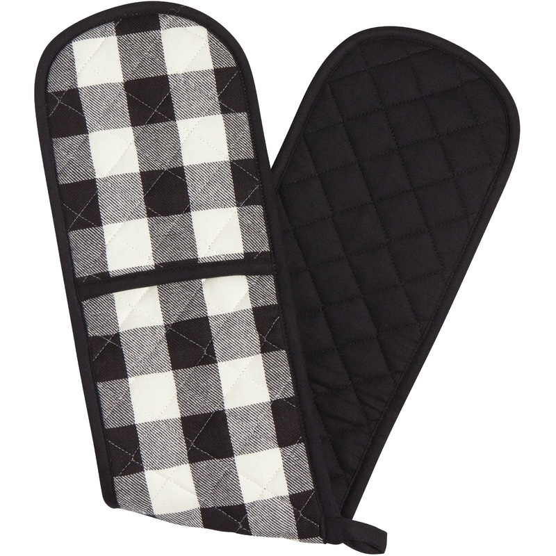 Double Chef Mitt  - Black