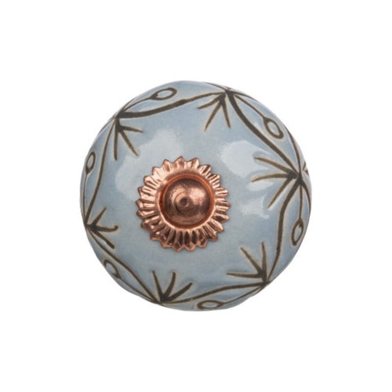 Grey Textured Knob
