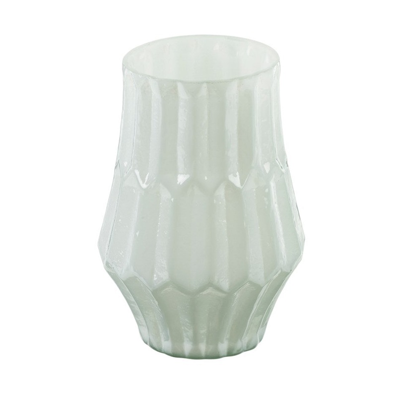 Large Opal Origami Vase