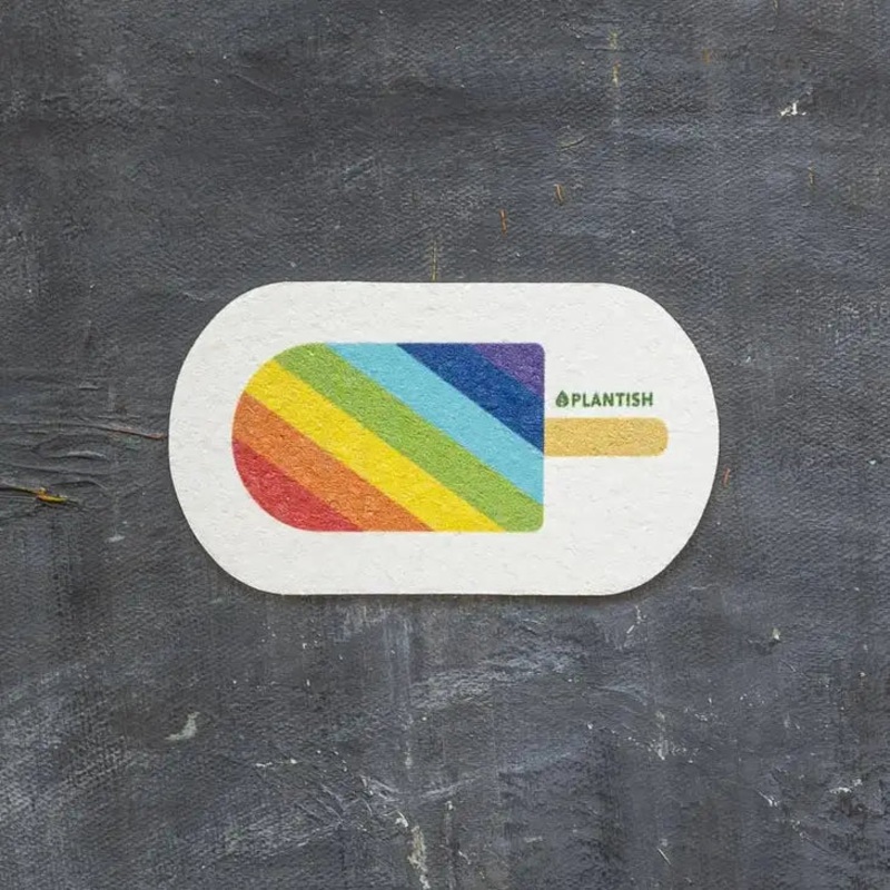 Rainbow Popsicle Pop-up Sponge