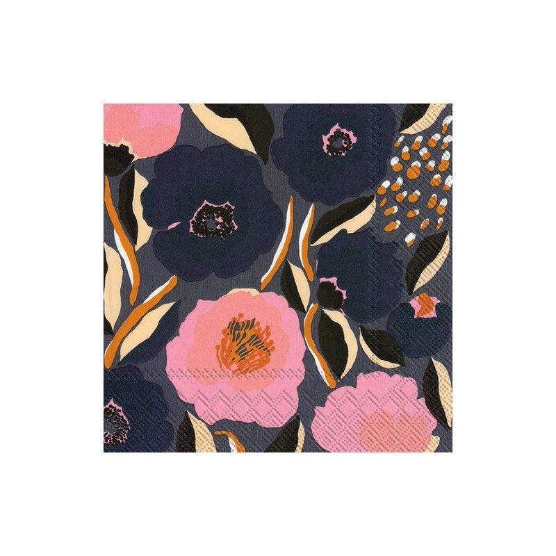 Rosarium Blue Paper Napkin - Lunch