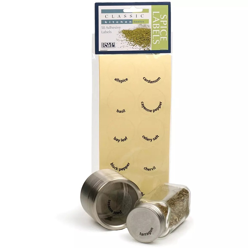 Round Spice Labels