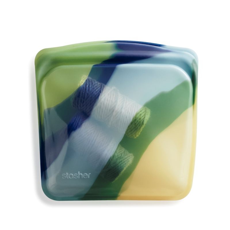 Stasher Sandwich Bag -  Blue Current