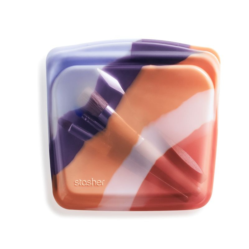 Stasher Sandwich Bag -  Purple Wave