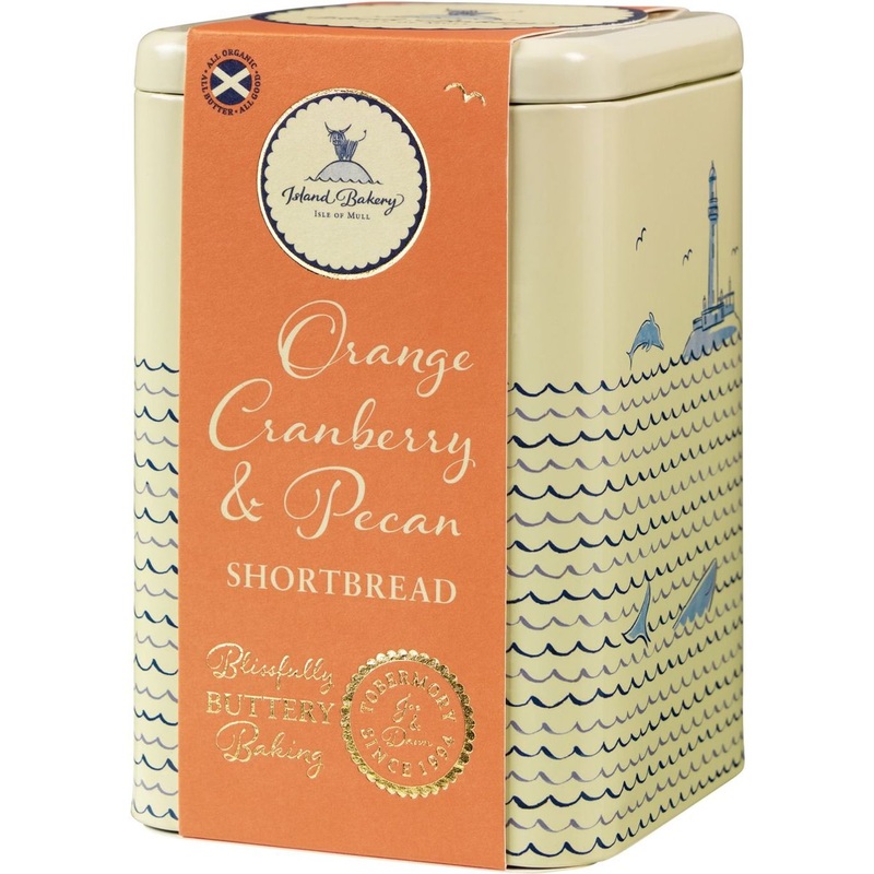 Orange, Cranberry and Pecan Shortbread