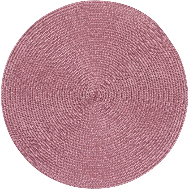 Round Disko Placemat - Mauve