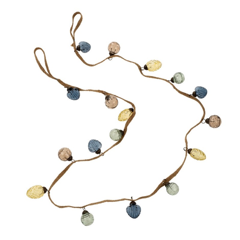 Glass Ornament Garland