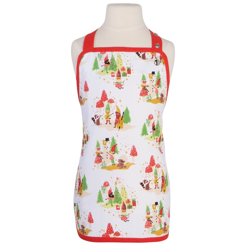 Kids Apron - Gnome for the Holidays