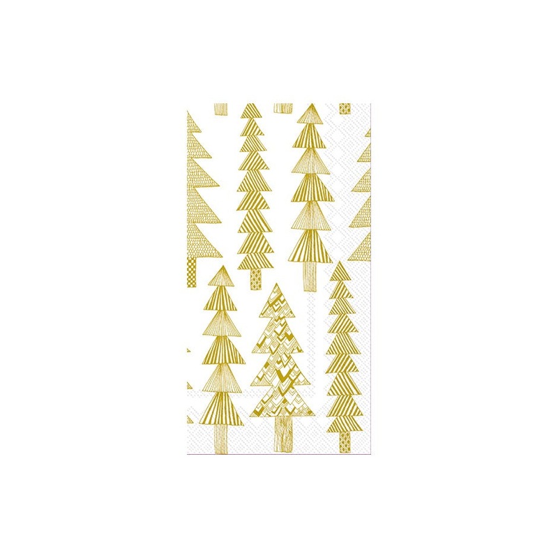 Kuusikossa Gold Paper Napkins - Buffet / Dinner