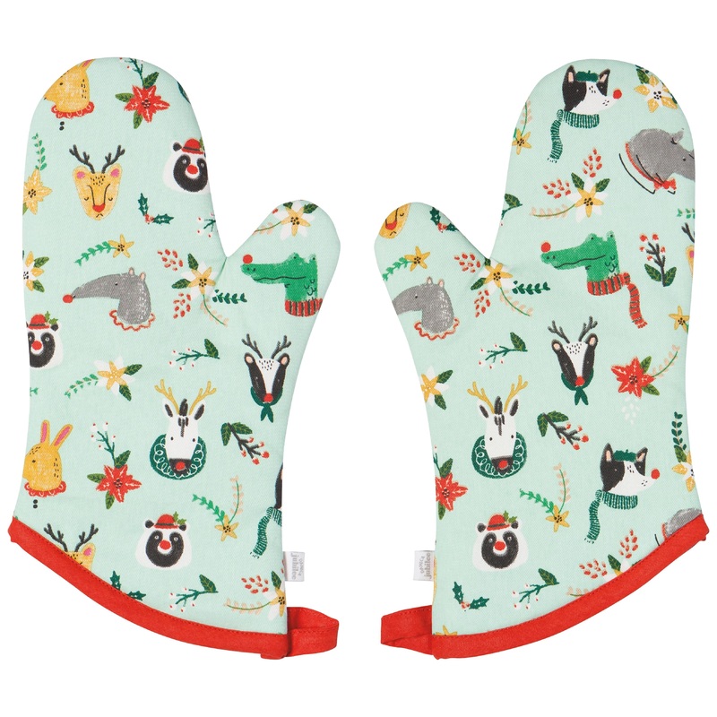 Oven Mitts -  Rudolph Imposter