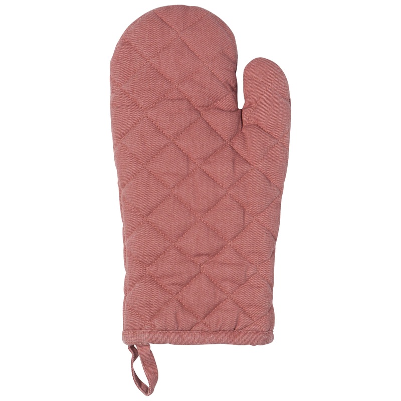 Stonewash Oven Mitts - Canyon Rose