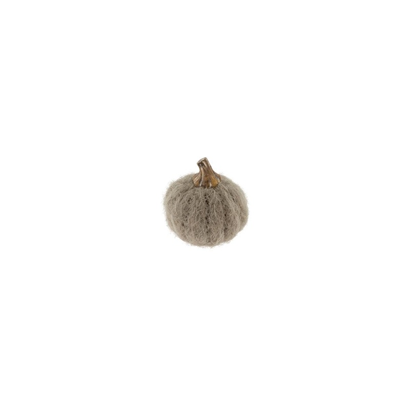 XSmall Felt Pumpkin - Grey