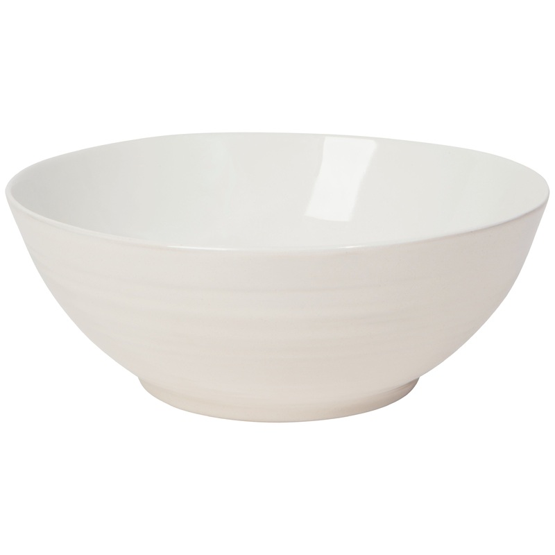 Aquarius Serving Bowl - Oyster