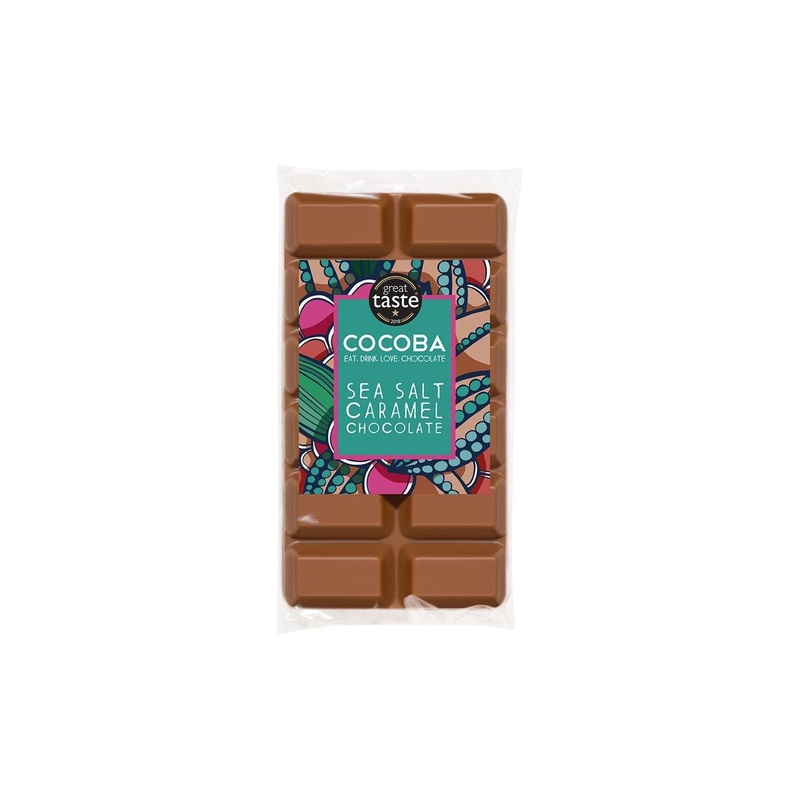 Cocoba Salted Caramel Mini Milk Chocolate Bar