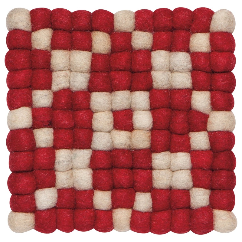 Dot Trivet Cranberry