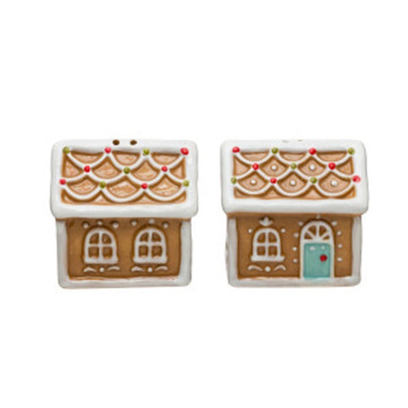 Gingerbread House Salt & Pepper Set