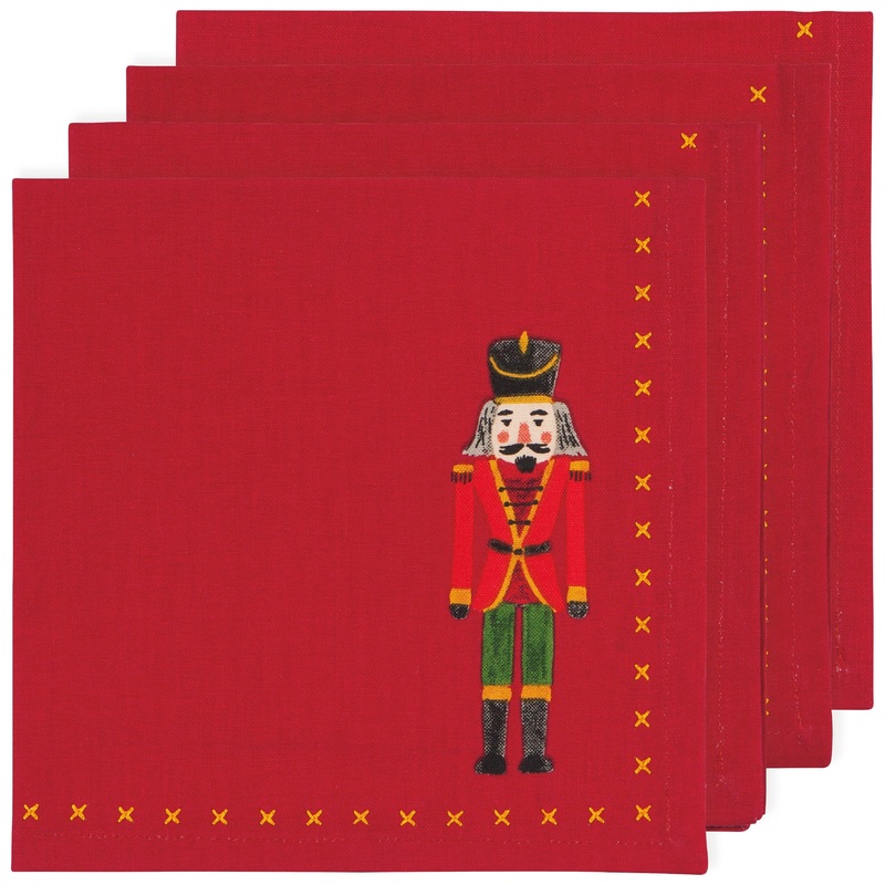 Napkin Set - Nutcracker