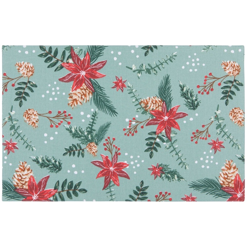 Placemat - Poinsettia