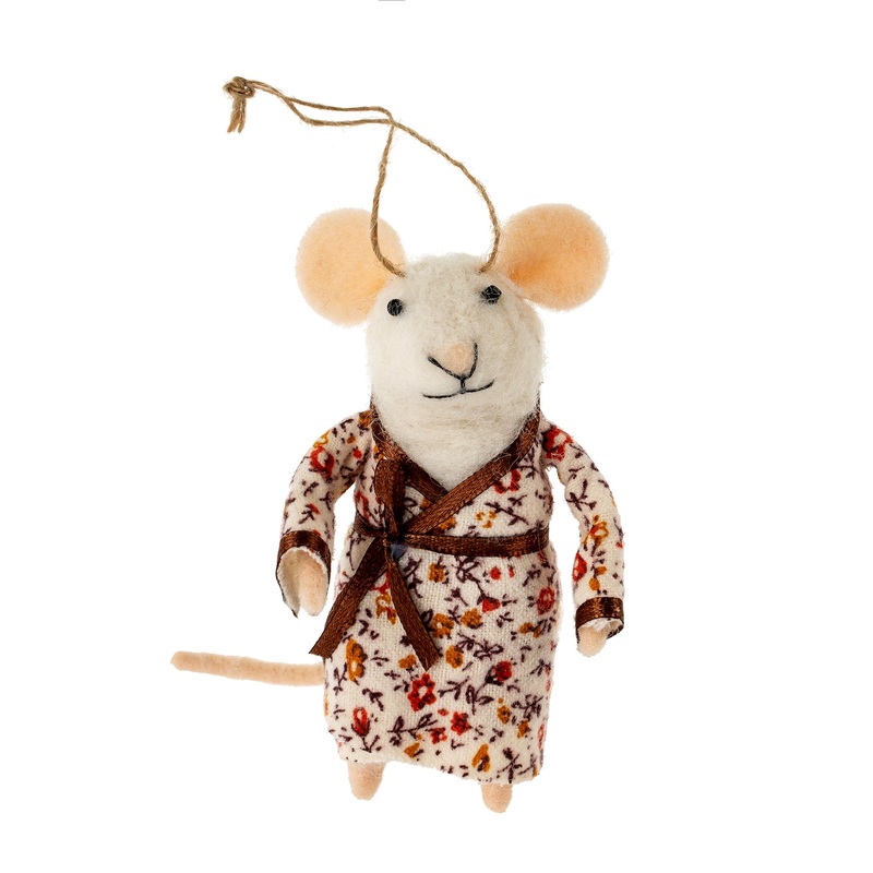 Pyjama Patty Mouse Ornament