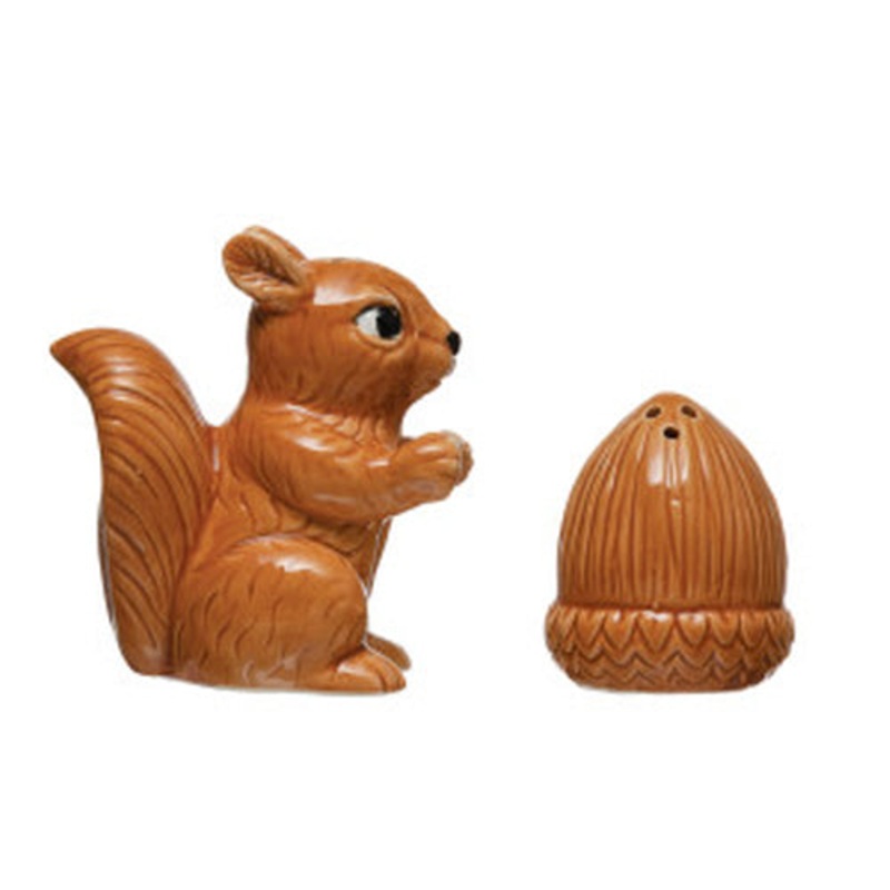 Squirrel & Acorn Salt & Pepper Shakers