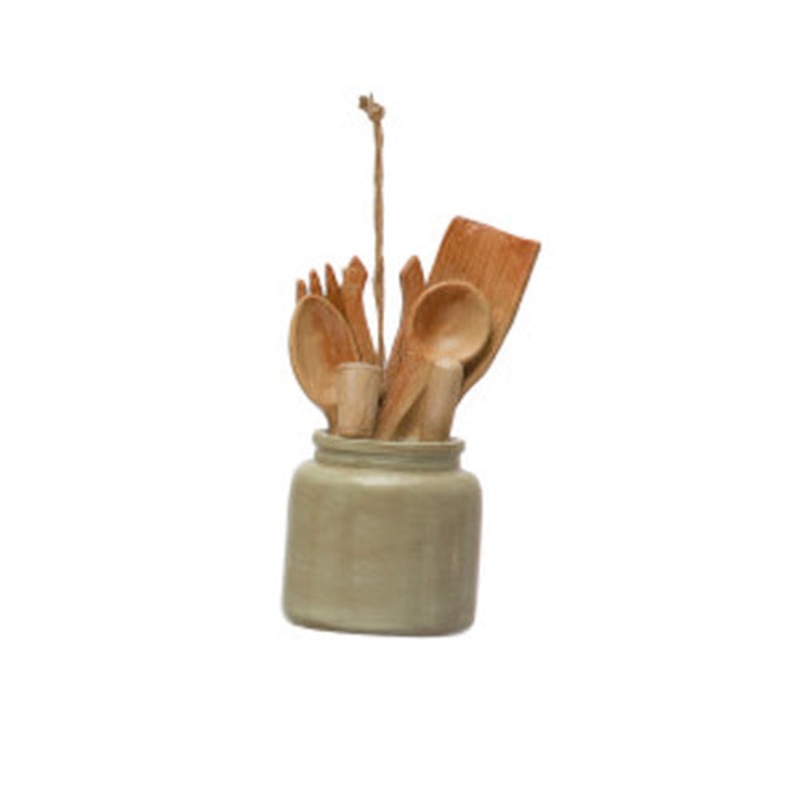 Utensil Crock Ornament