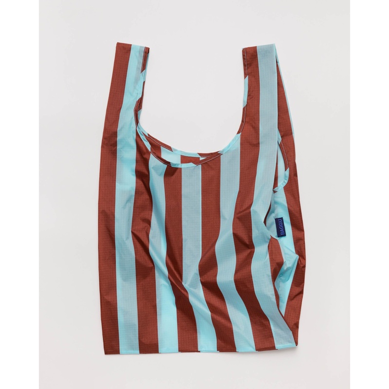 Baggu - Raisin Awning Stripe