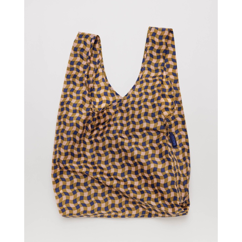 Baggu  - Wavy Gingham Peach