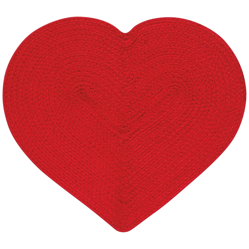 Braided Placemat - Heart