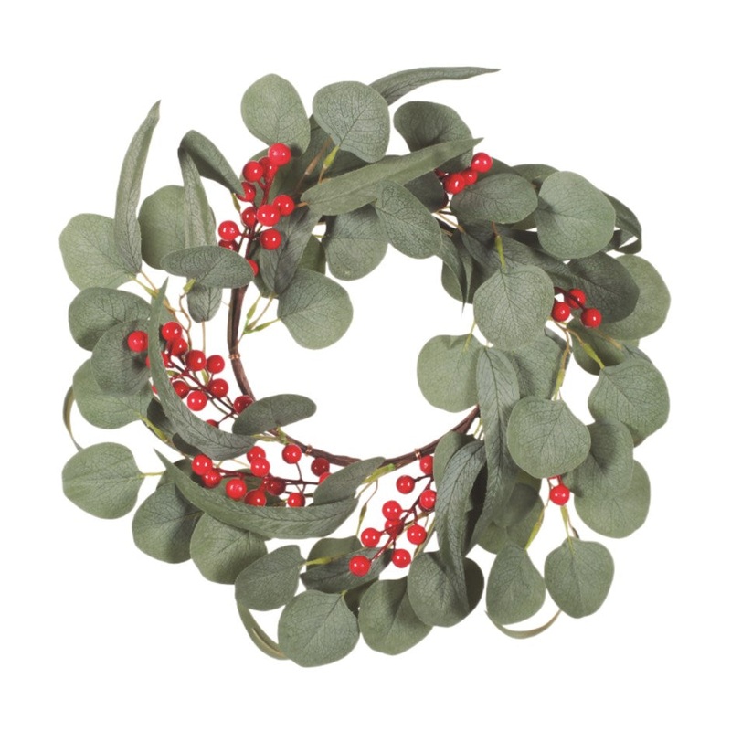 Eucalyptus and Berry Wreath