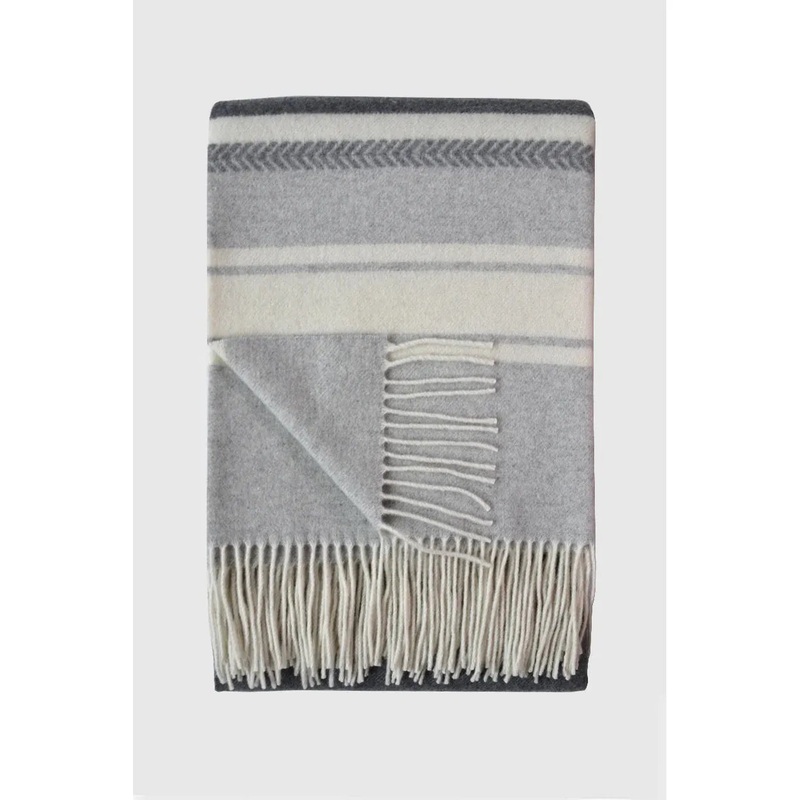 Hanover Grey Cashmere Throw