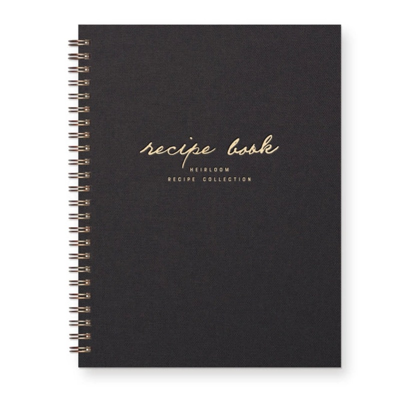 Heirloom Recipe Book - Black