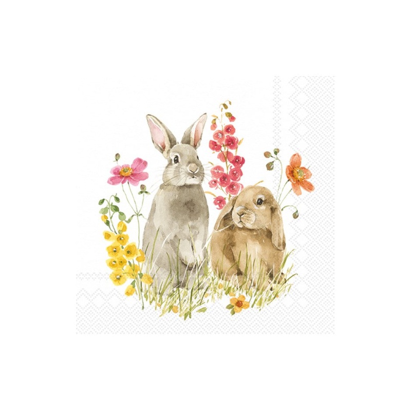 Hop on Spring Paper Napkin - Lunch