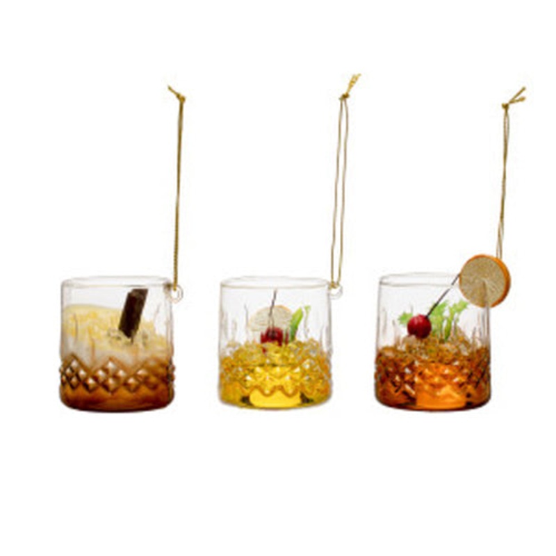 Lowball Cocktail Ornament