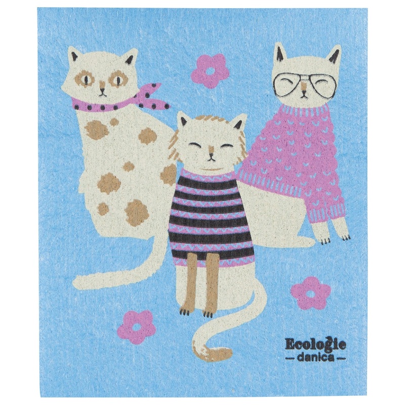 Swedish Dishcloth - Feline Fine