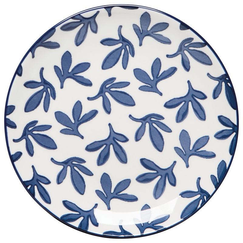Appetizer Plate - Blue Floral